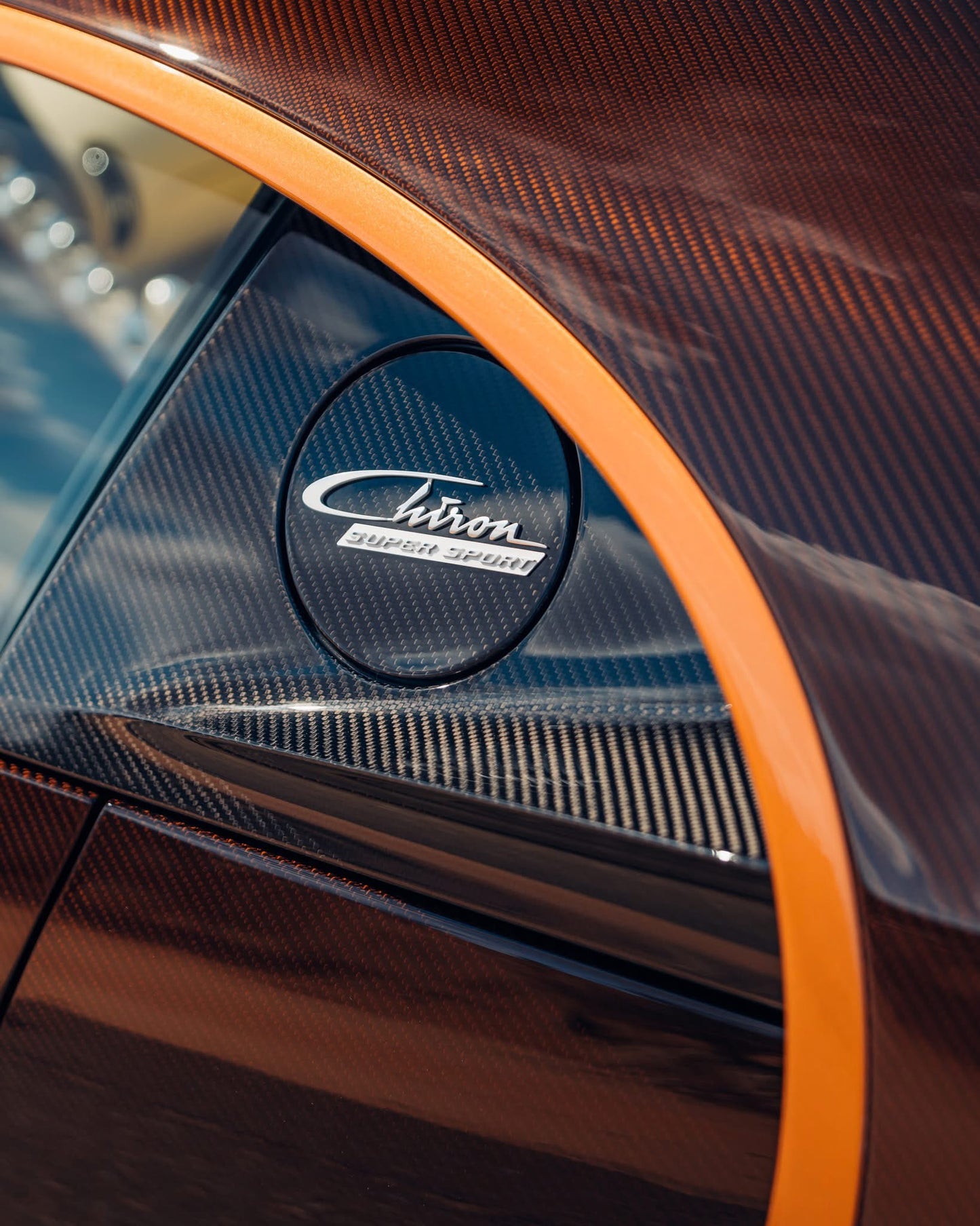 PREORDER Henson & Heaven 1:18 Bugatti Chiron Super Sport (Brown Carbon Fiber)