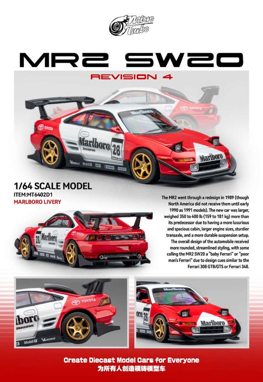 Micro Turbo 1:64 Toyota MR-2 Marlboro