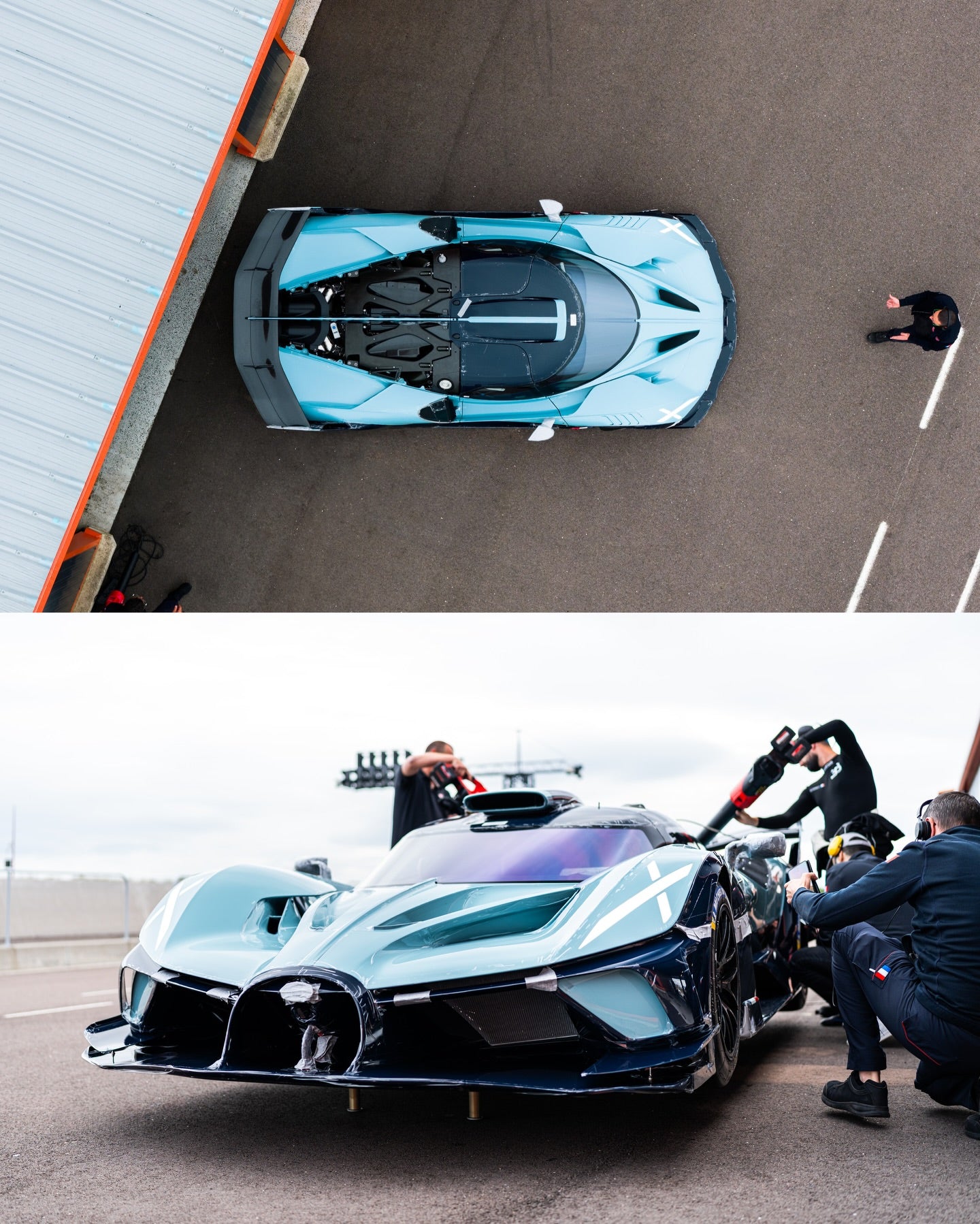 Henson & Heaven 1:18 Bugatti Bolide (Tiffany Blue)