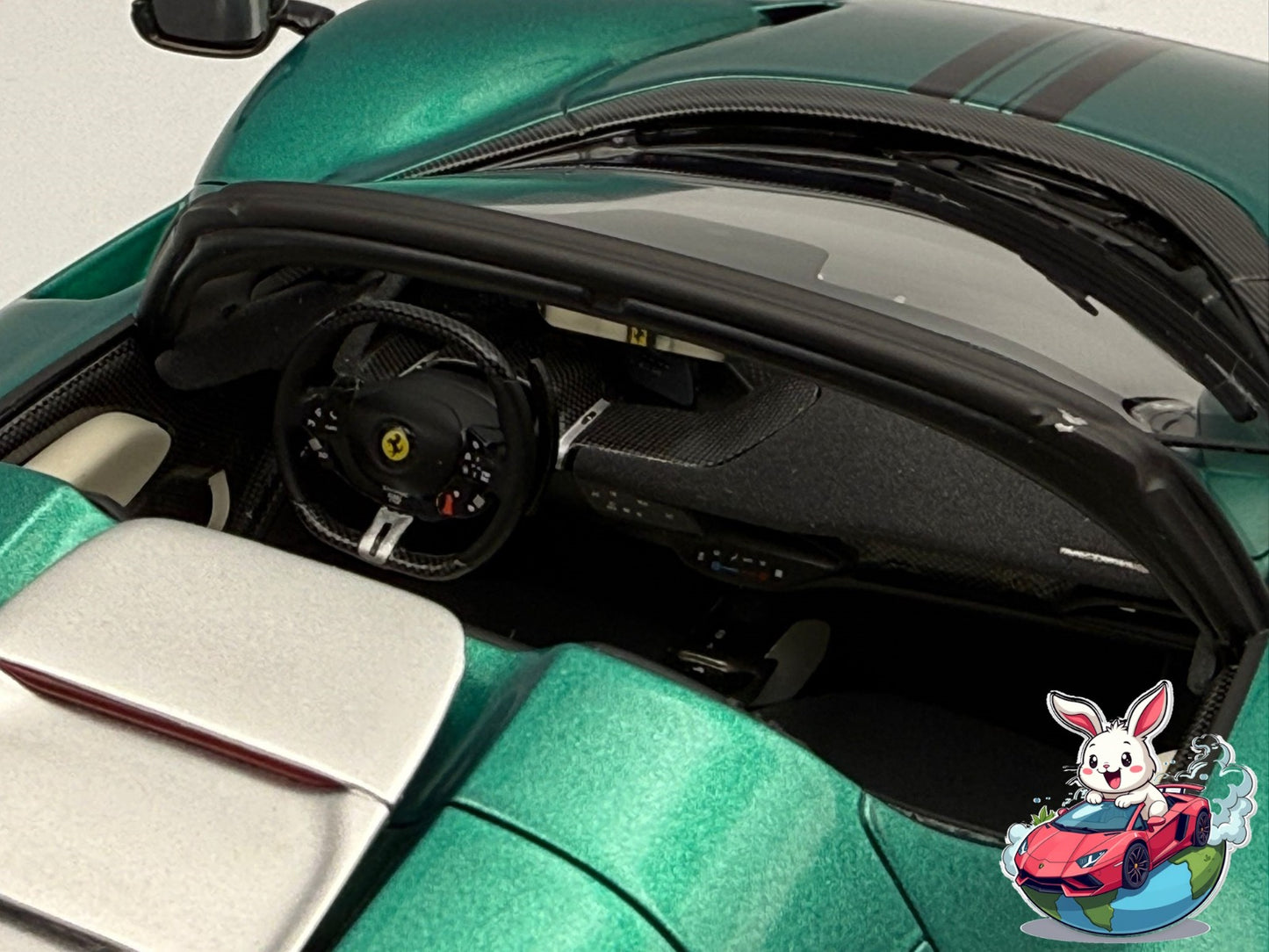 BBR Models 1:18 Ferrari SP3 Daytona 'Open Roof' (Green Jewel)