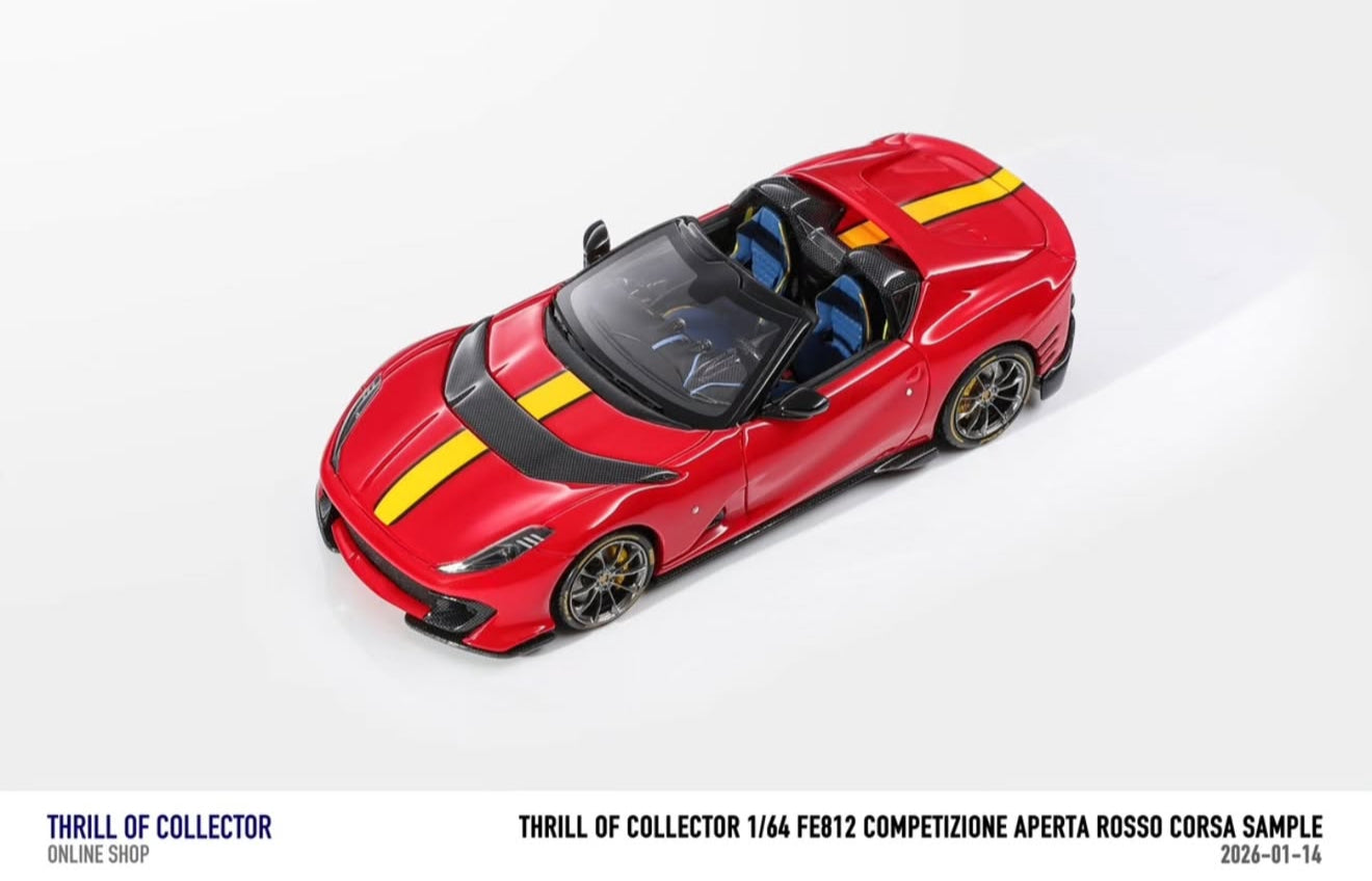 PREORDER TOC 1:64 Ferrari 812 Competizione Aperta