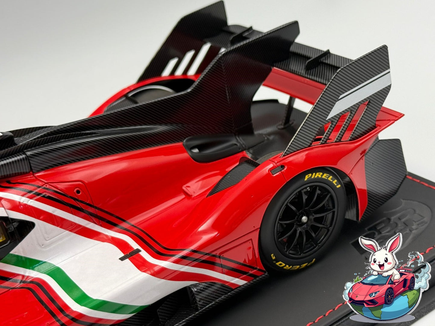 BBR 1:18 Ferrari 499P Modificato - Leather Base