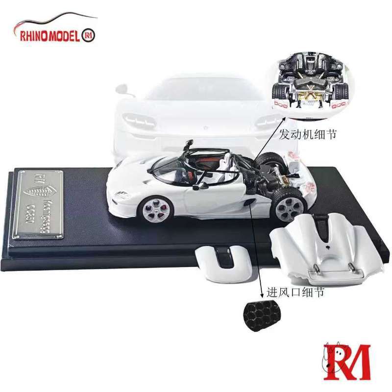 PREORDER Rhino Model RM 1:64 Koenigsegg CC850 (Arctic White)