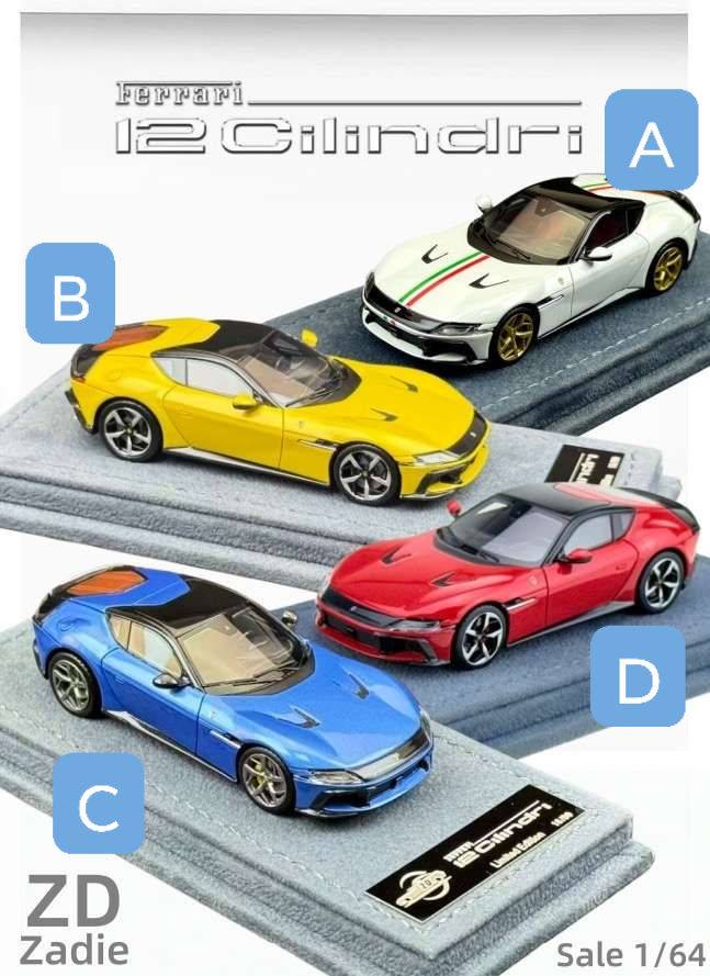 PREORDER Zadie 1:64 Ferrari 12 Cilindri
