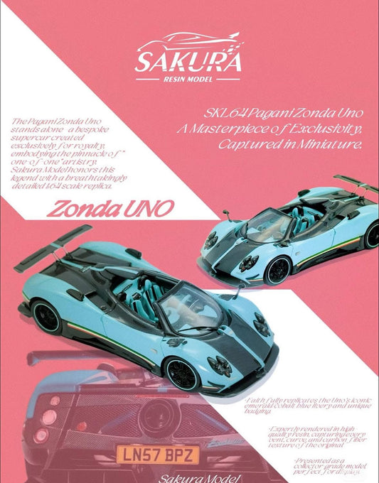 Sakura Model 1:64 Pagani Zonda UNO