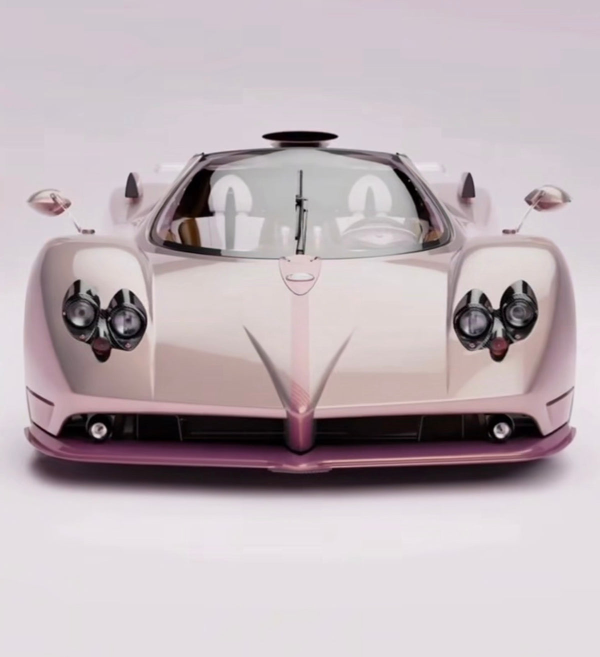 PREORDER 1:18 Pagani Zonda Roadster - Pink Planet