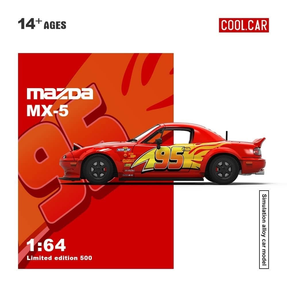 Cool Car 1:64 Mazda MX-5 ‘Lightning McQueen’