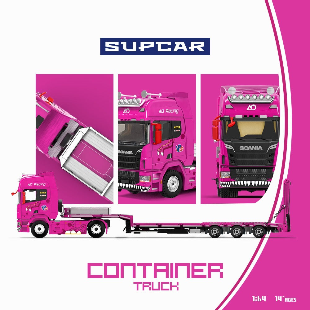PREORDER SUPCAR 1:64 Scania Transport Trailer Truck ‘Roxy’