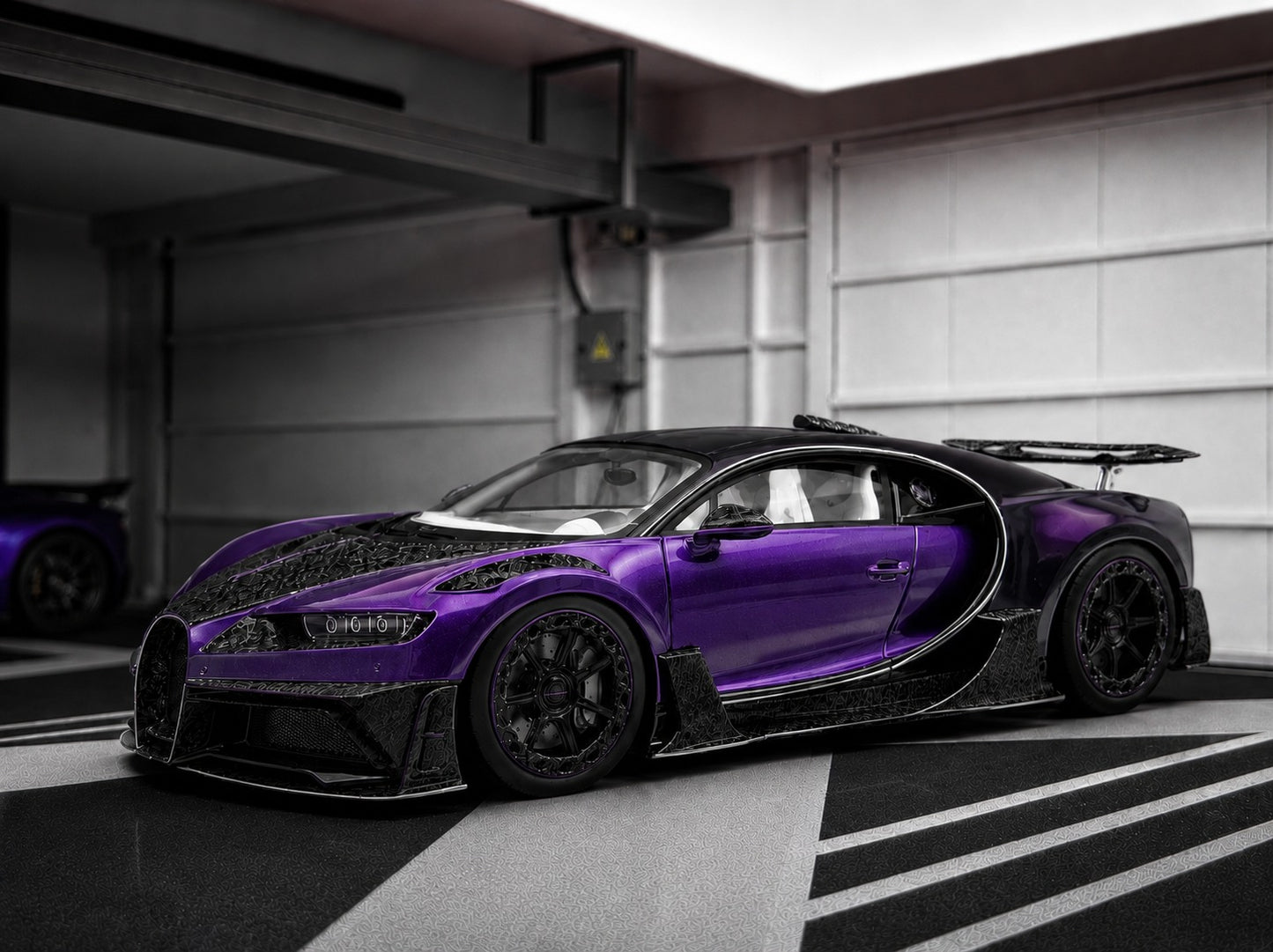 VMB x Miniature Planet 1:18 Mansory Centuria (Metallic Purple/Deep Metallic Purple)