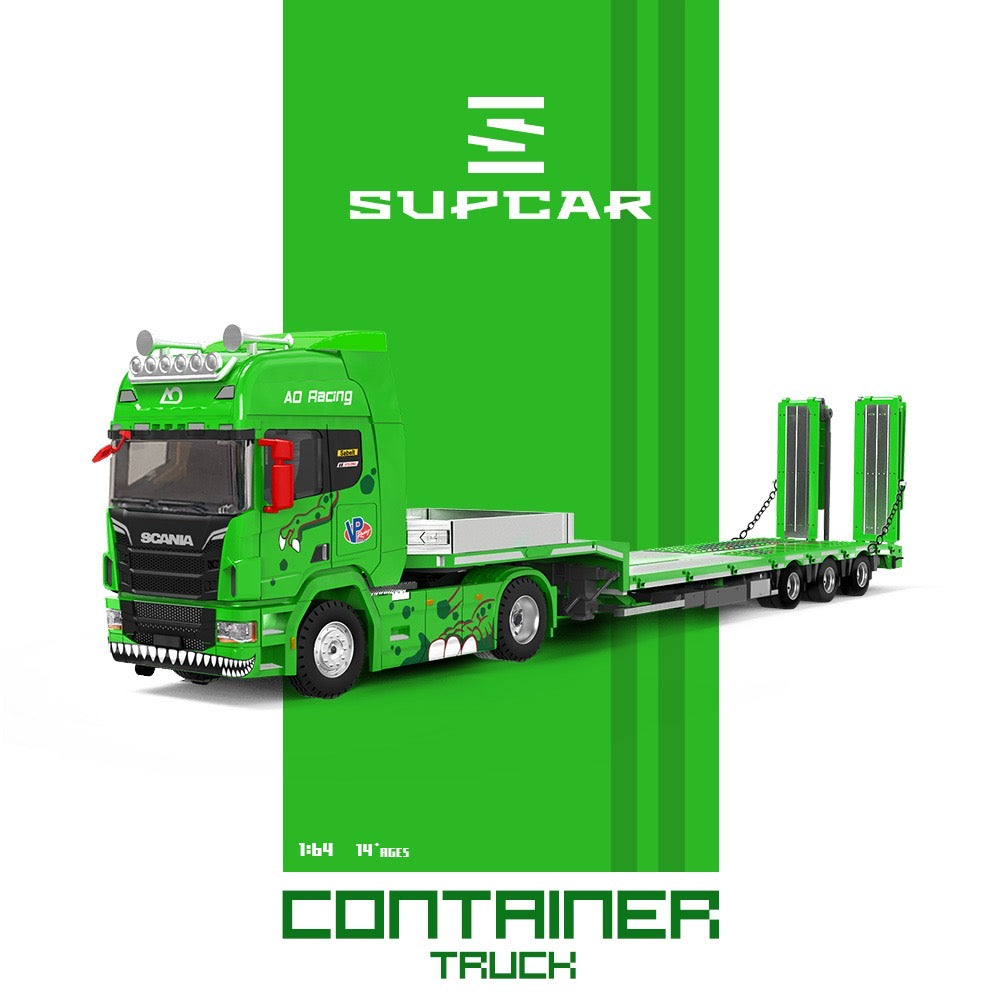 PREORDER SUPCAR 1:64 Scania Transport Trailer Truck ‘Rexy’