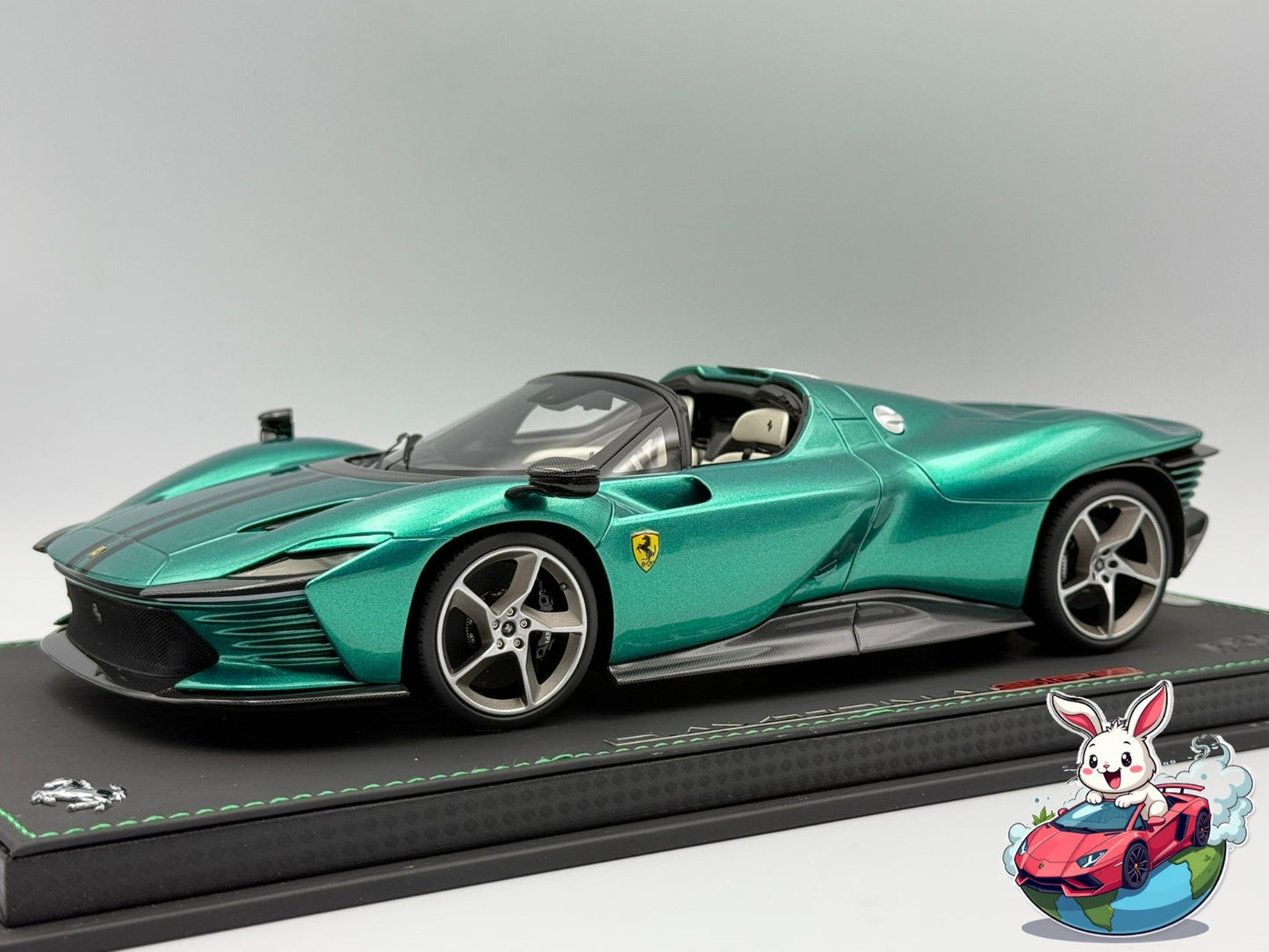BBR Models 1:18 Ferrari SP3 Daytona 'Open Roof' (Green Jewel)
