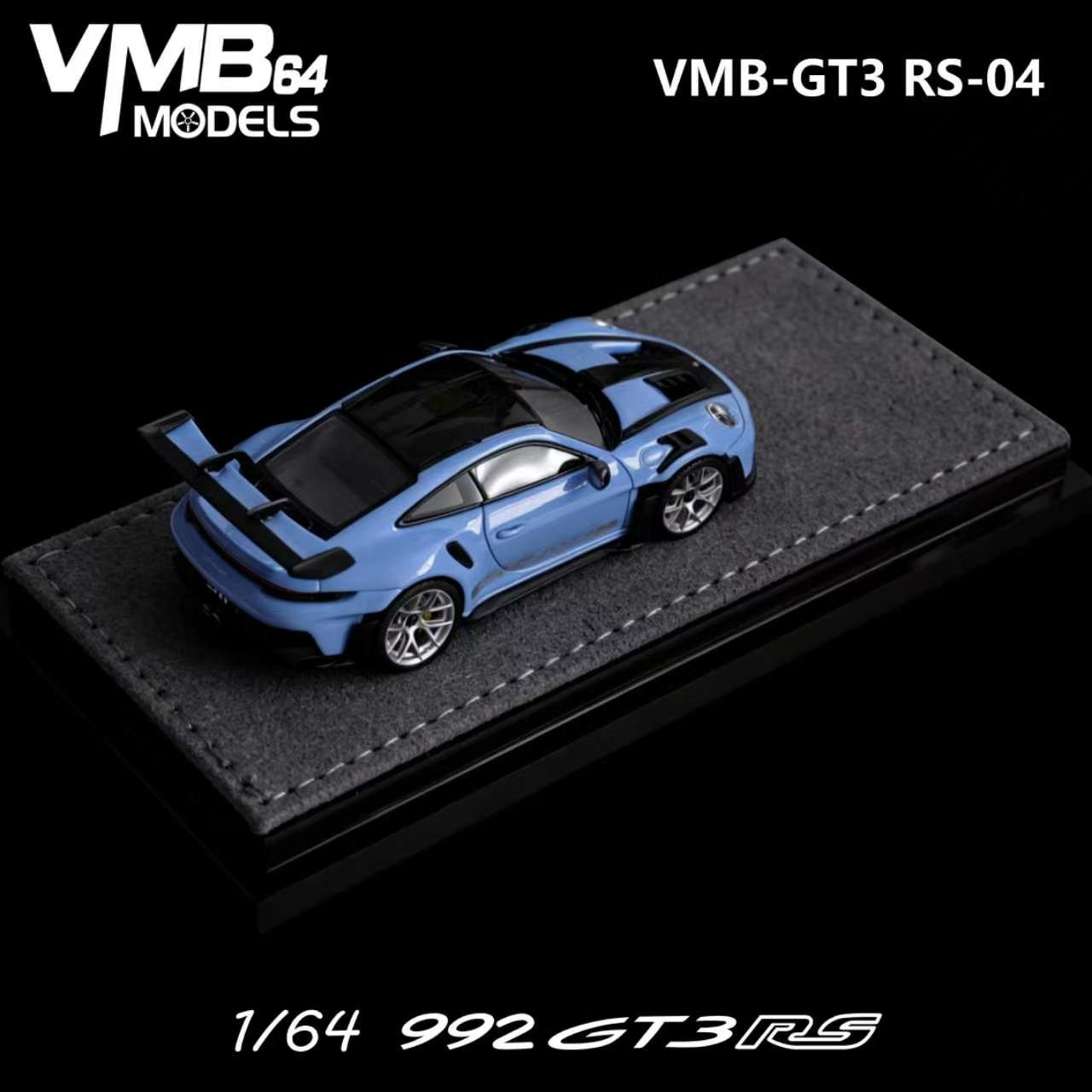 PREORDER VMB 1:64 Porsche 992 GT3RS (Etna Blue)