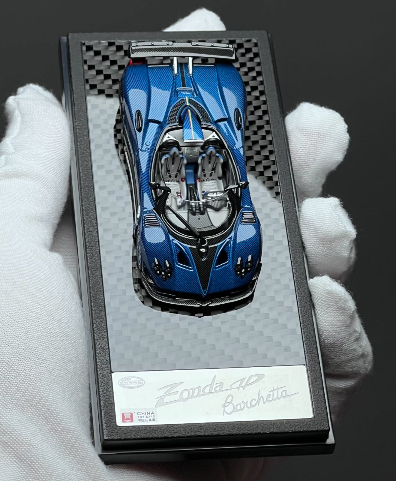 LCD 1:64 Pagani Zonda HP Barchetta (Blue)