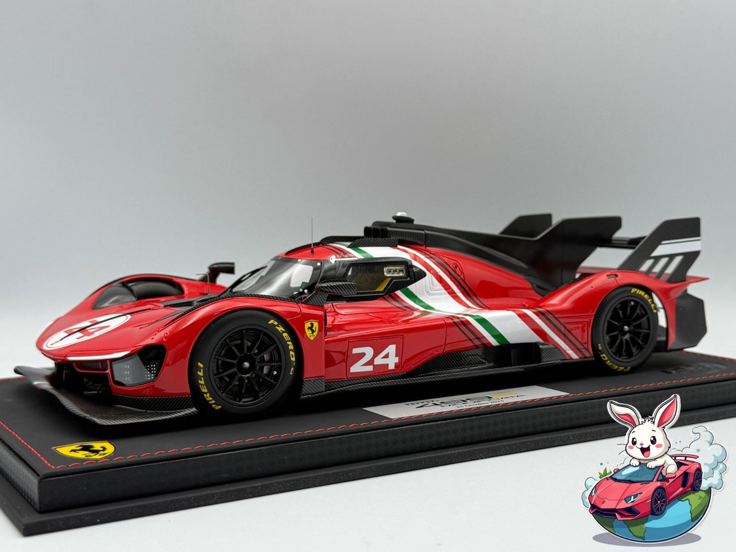 BBR 1:18 Ferrari 499P Modificato - Leather Base