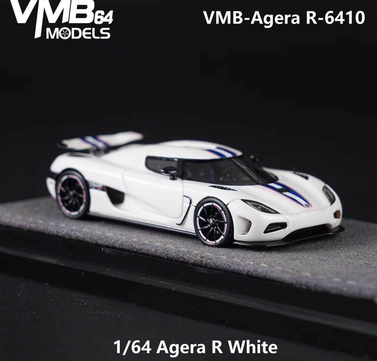 PREORDER VMB Models 1:64 Koenigsegg Agera R (White)