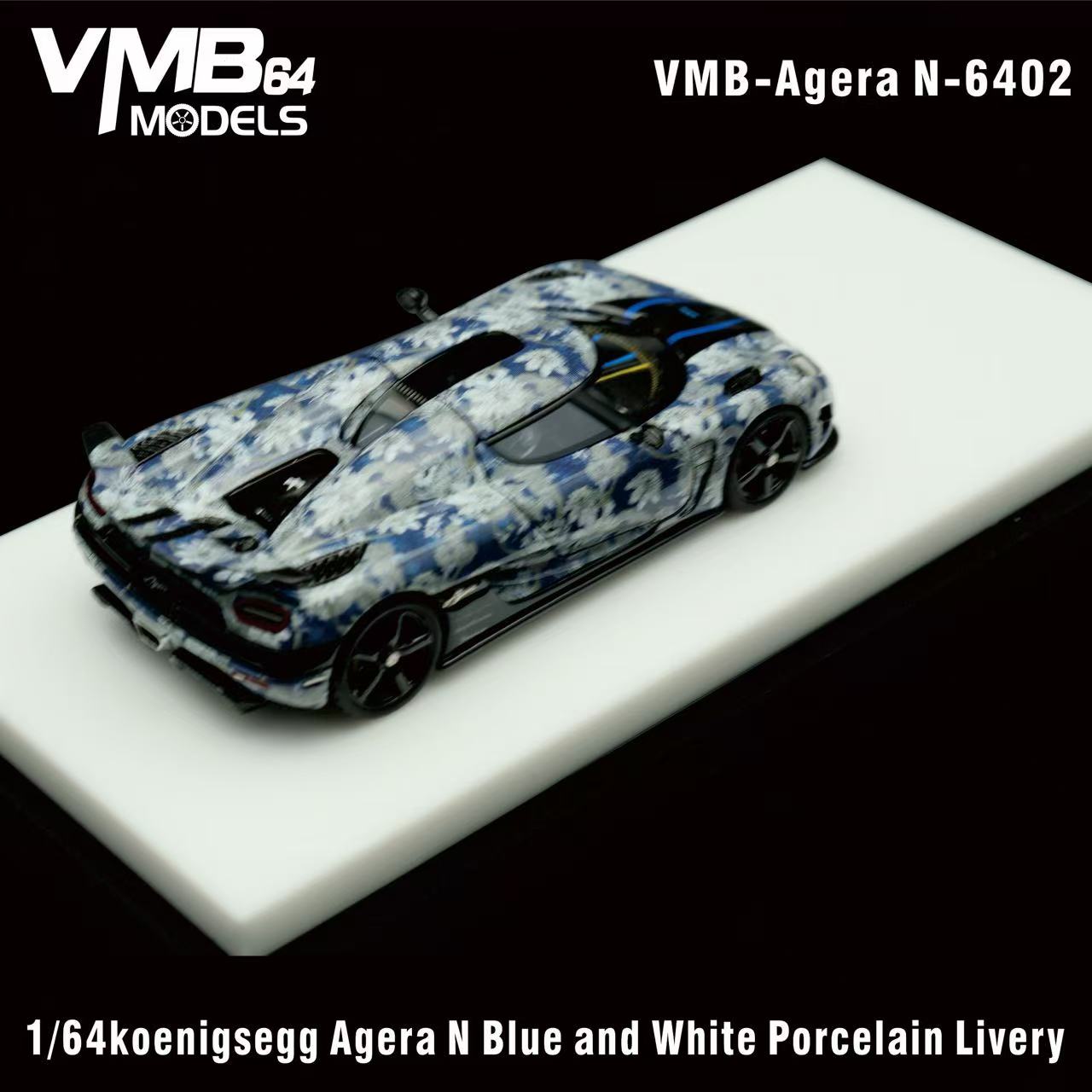 PREORDER VMB 1:64 Koenigsegg Agera Porcelain Livery