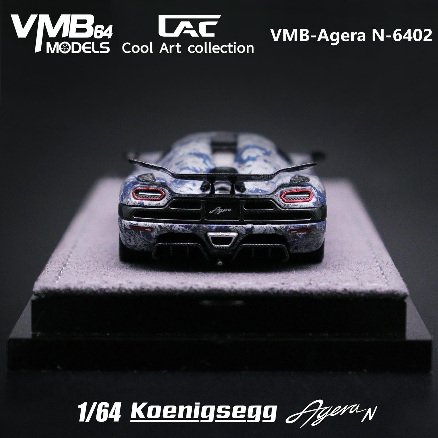 PREORDER VMB x CAC 1:64 Koenigsegg Agera N (Porcelain Livery)