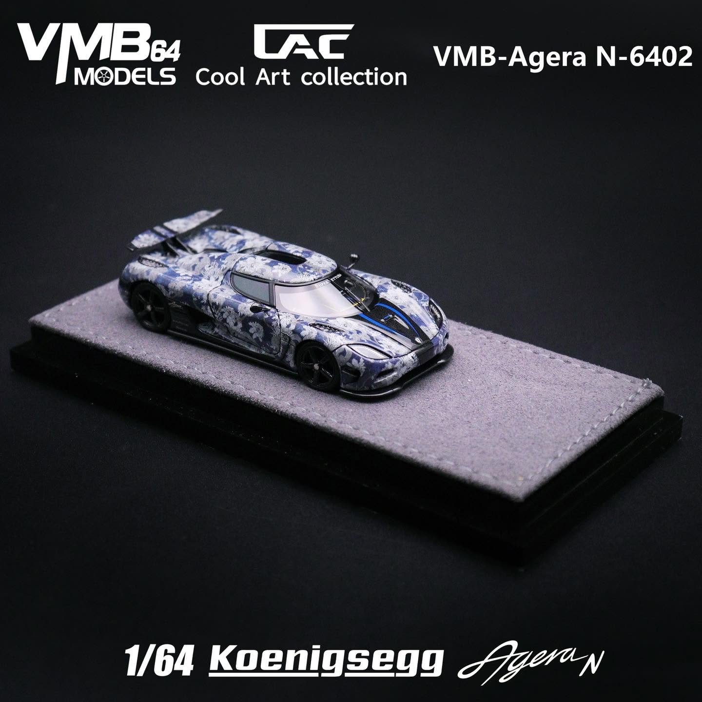 PREORDER VMB x CAC 1:64 Koenigsegg Agera N (Porcelain Livery)