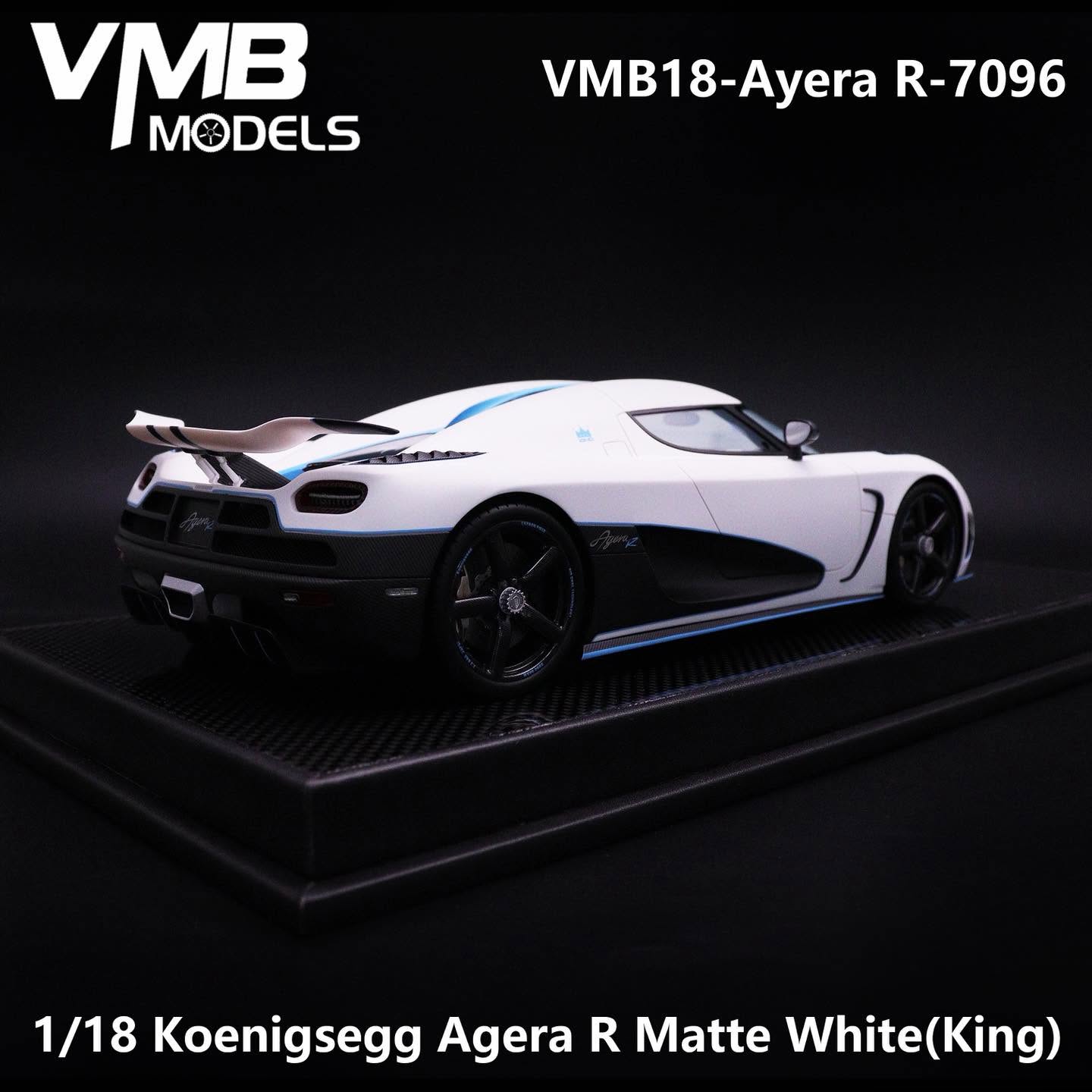 VMB 1:18 Koenigsegg Agera R 'King' (Matte White)