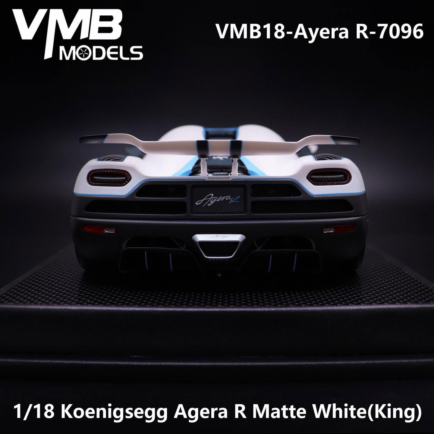 VMB 1:18 Koenigsegg Agera R 'King' (Matte White)