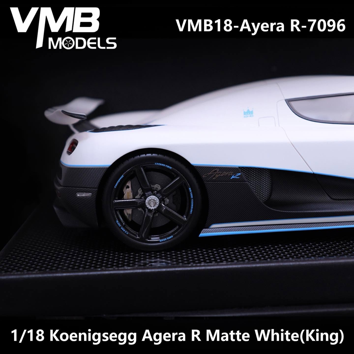 VMB 1:18 Koenigsegg Agera R 'King' (Matte White)