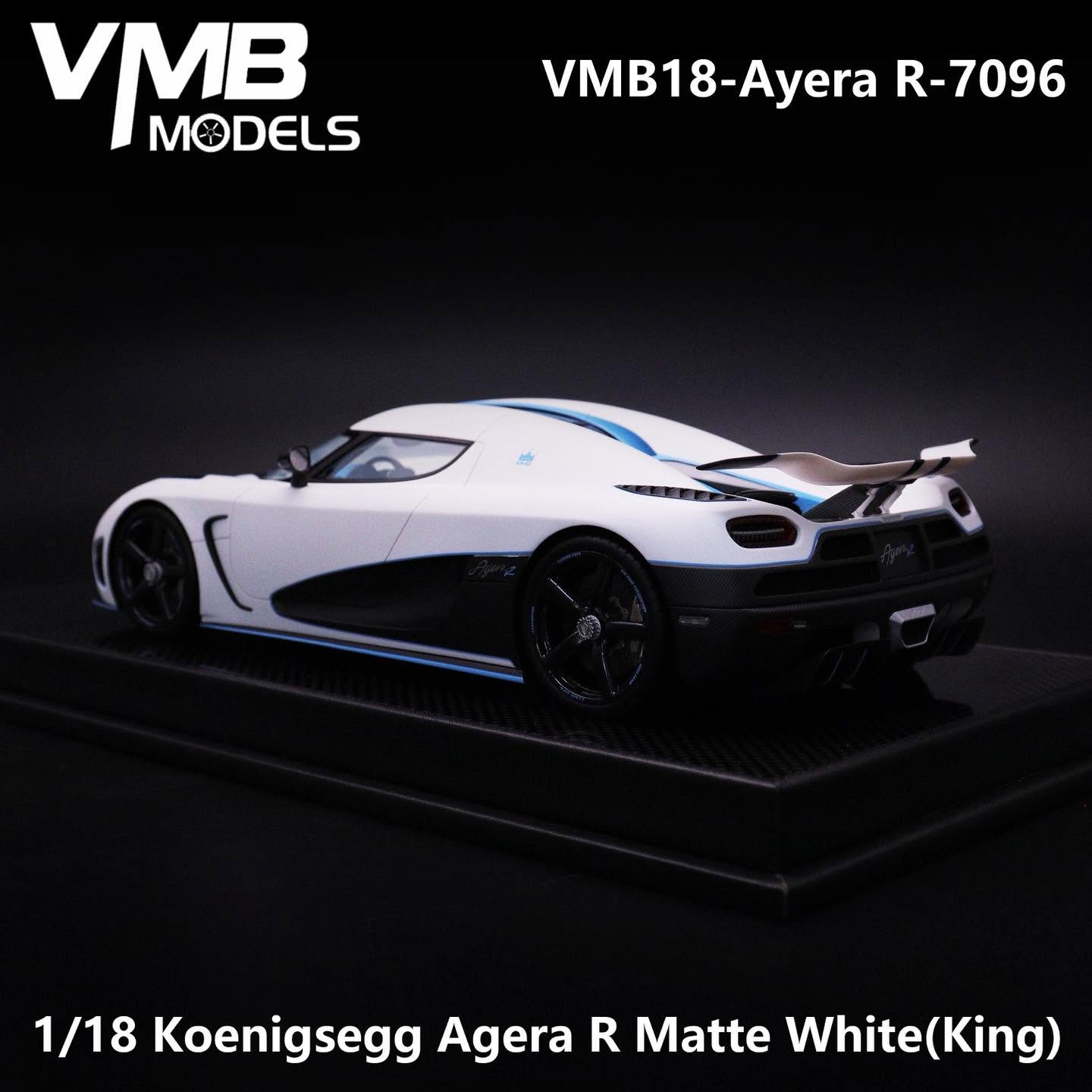 VMB 1:18 Koenigsegg Agera R 'King' (Matte White)