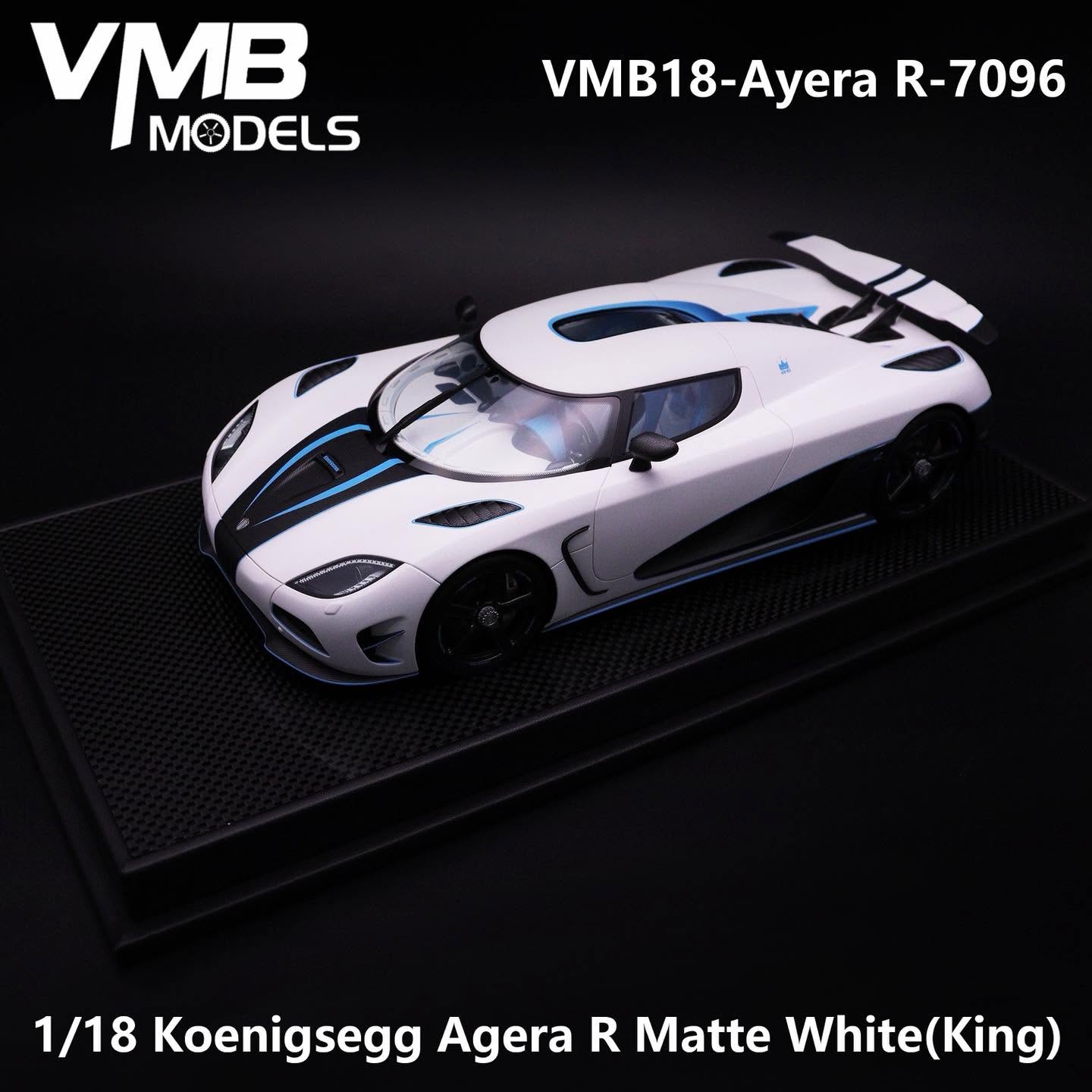 VMB 1:18 Koenigsegg Agera R 'King' (Matte White)