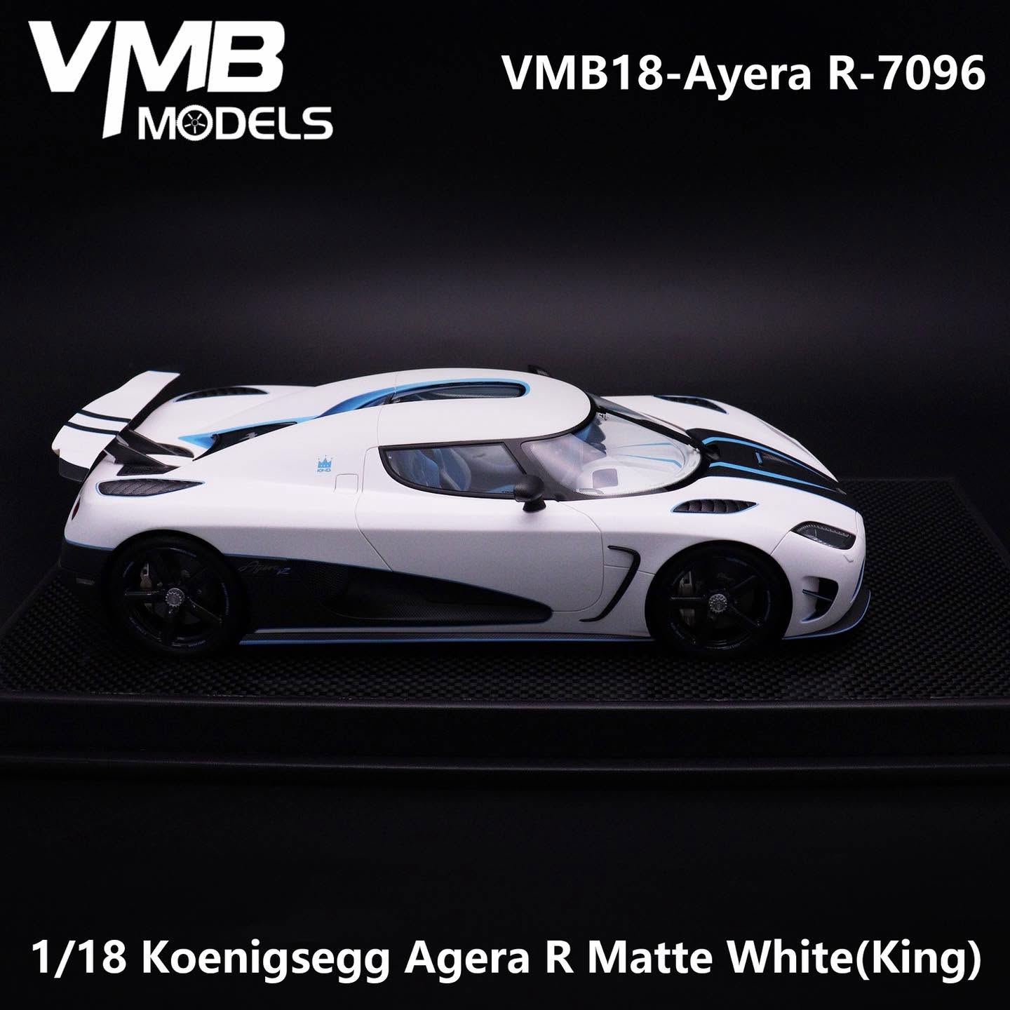 VMB 1:18 Koenigsegg Agera R 'King' (Matte White)