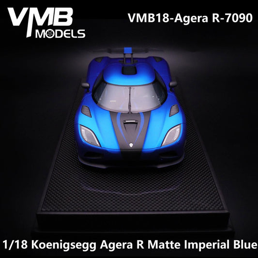 VMB 1:18 Koenigsegg Agera R (Matte Imperial Blue)