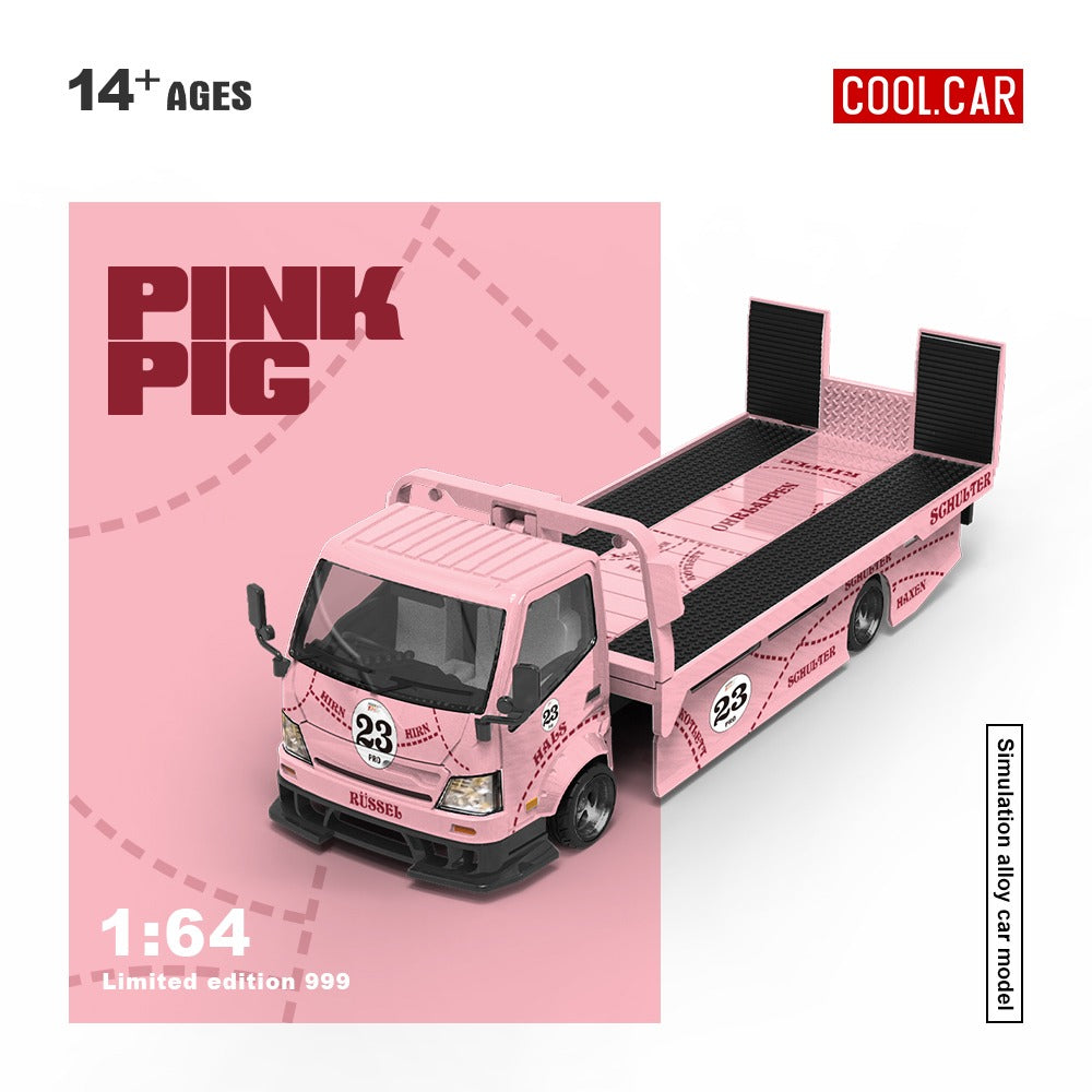 PREORDER Cool Car 1:64 Hino H300 ‘Pink Pig’