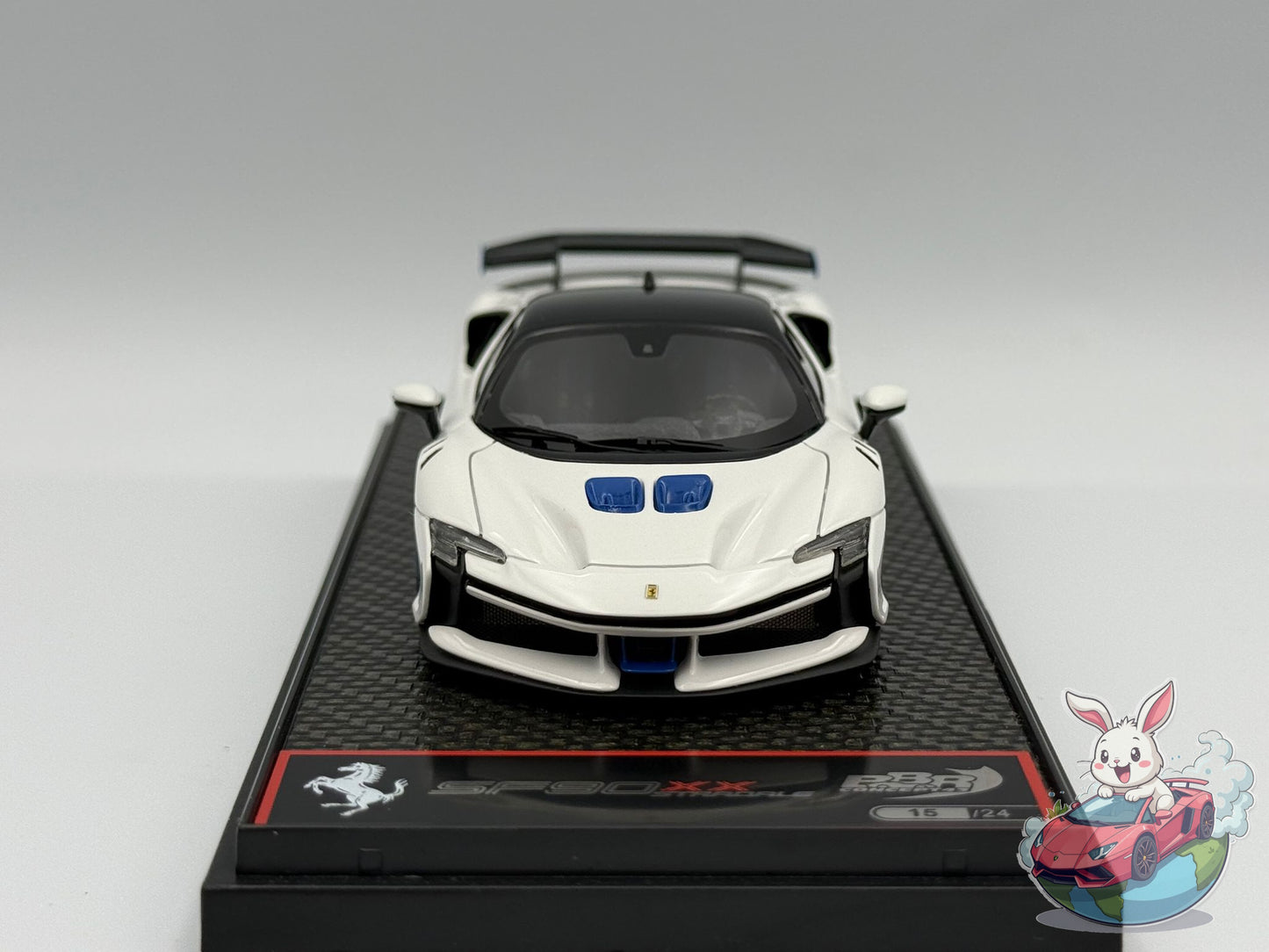 BBR 1:43 Ferrari SF90 XX Stradale (White Cervino)
