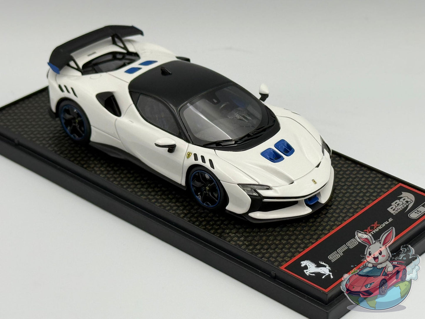 BBR 1:43 Ferrari SF90 XX Stradale (White Cervino)