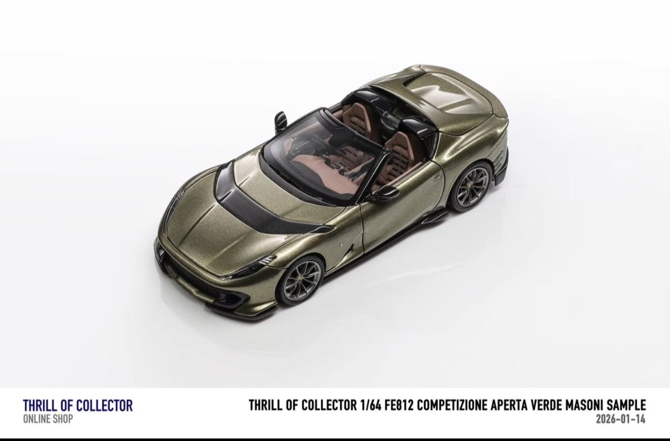 PREORDER TOC 1:64 Ferrari 812 Competizione Aperta