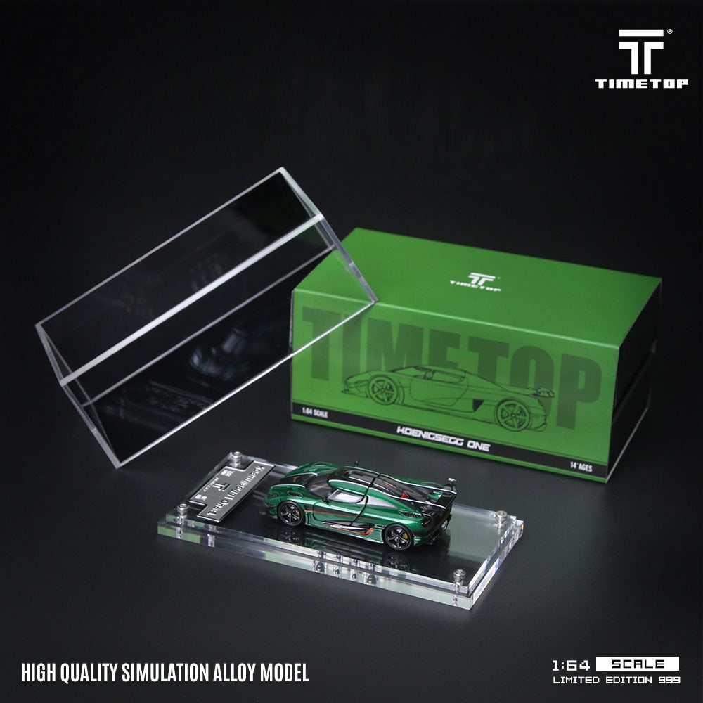 PREORDER Time Top 1:64 Koenigsegg One:1 (Green)