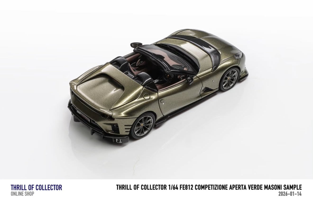 PREORDER TOC 1:64 Ferrari 812 Competizione Aperta