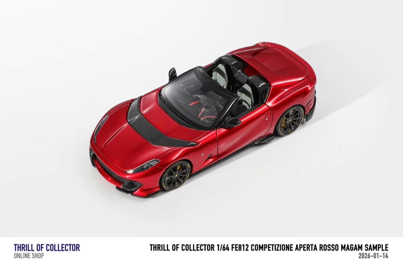 PREORDER TOC 1:64 Ferrari 812 Competizione Aperta