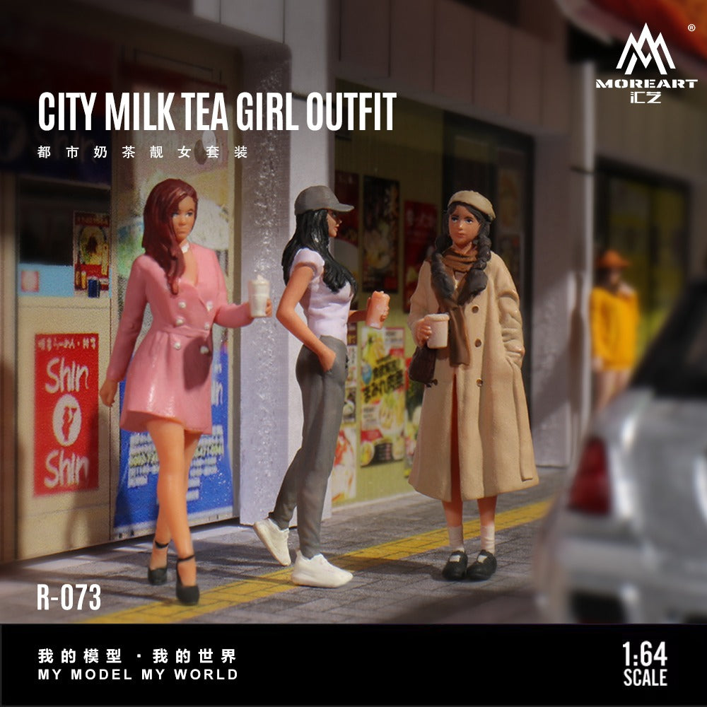 PREORDER MoreArt 1:64 City Milk Tea Girl Outfit