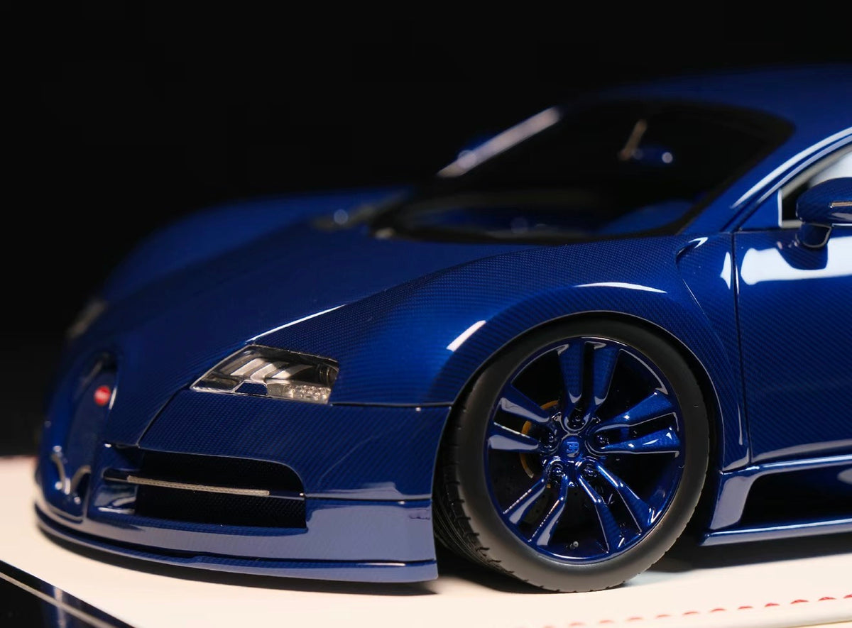 Davis & Giovanni 1:18 Mansory Vincero Bugatti Veyron - Blue Carbon