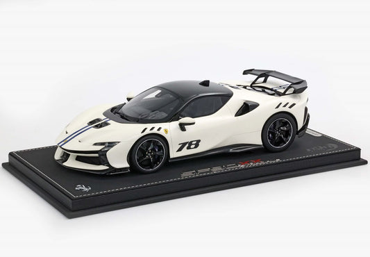 PREORDER BBR 1:18 Ferrari SF90XX Stradale (Italia Matt White)