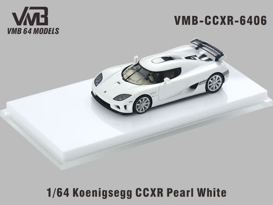 [PRE-ORDER] VMB 1:64 Koenigsegg CCX-R (Pearl White)