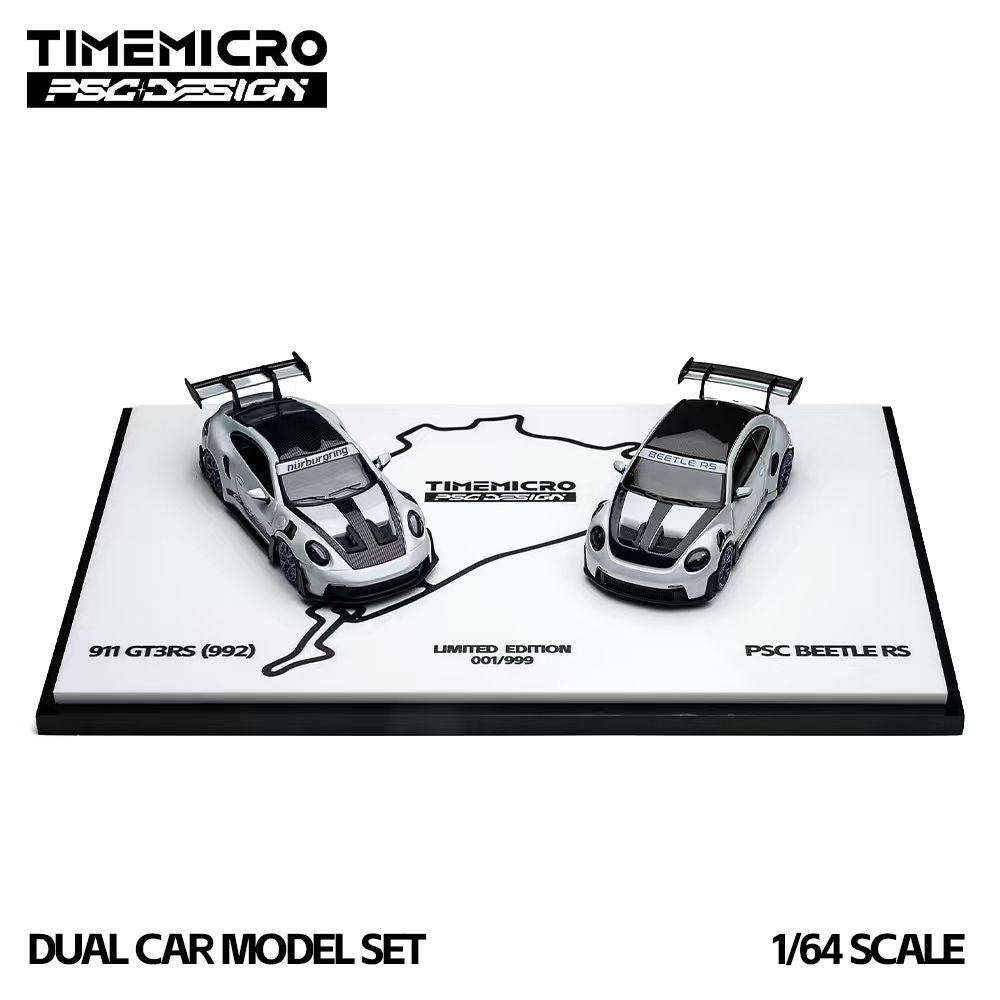 Time Micro x PSC Design 1:64 Porsche 992 GT3 RS / RS Beetle
