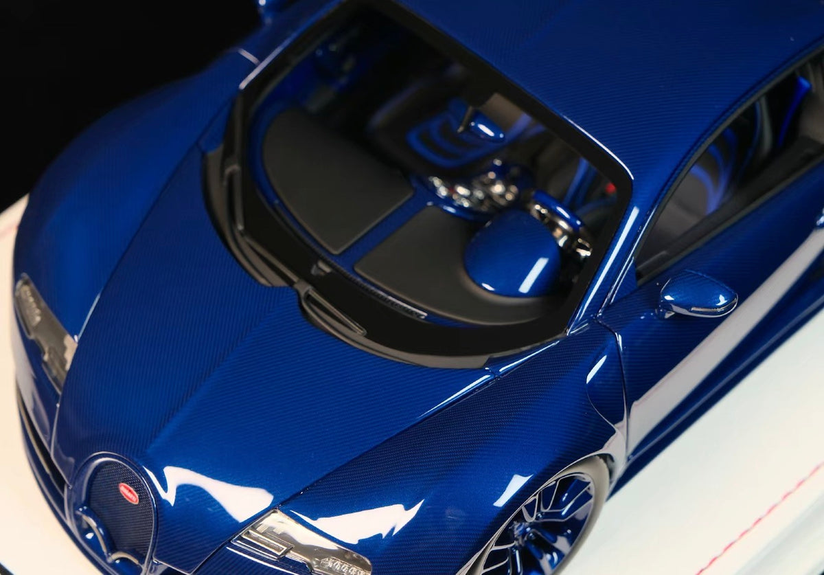 Davis & Giovanni 1:18 Mansory Vincero Bugatti Veyron - Blue Carbon