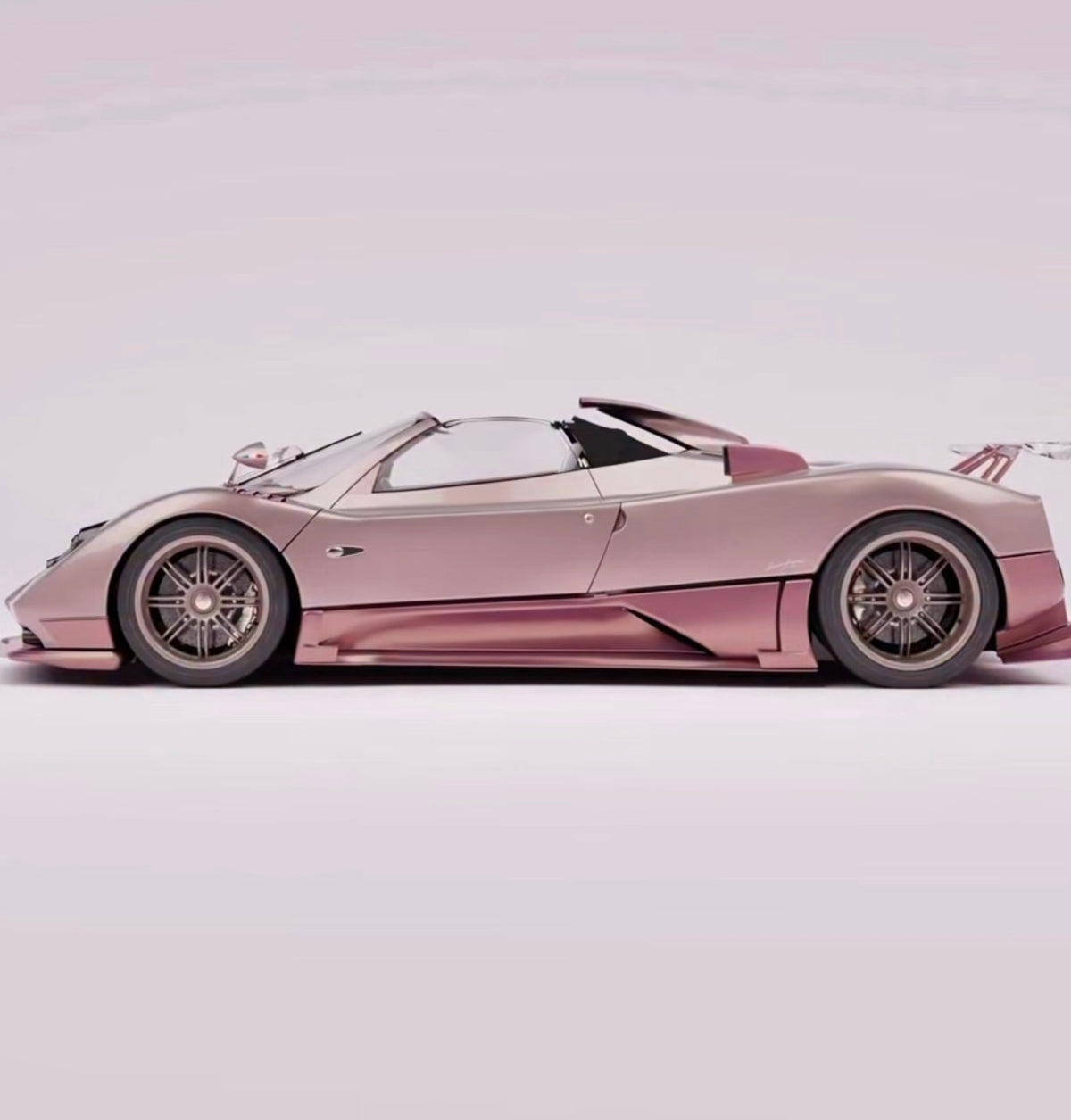 PREORDER 1:18 Pagani Zonda Roadster - Pink Planet