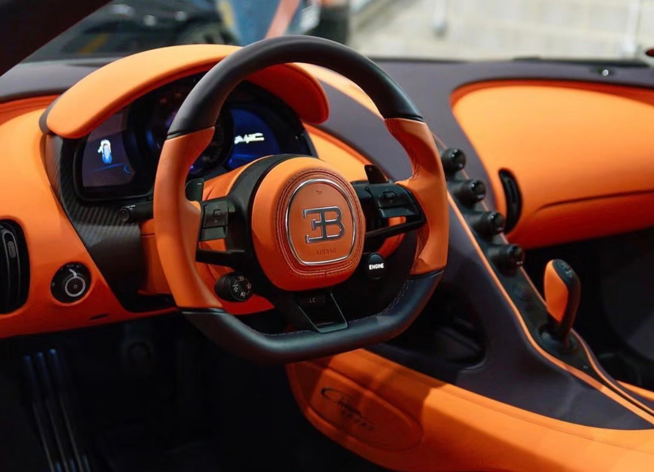 PREORDER Henson & Heaven 1:18 Bugatti Chiron Sport (Metallic Purple/Orange)