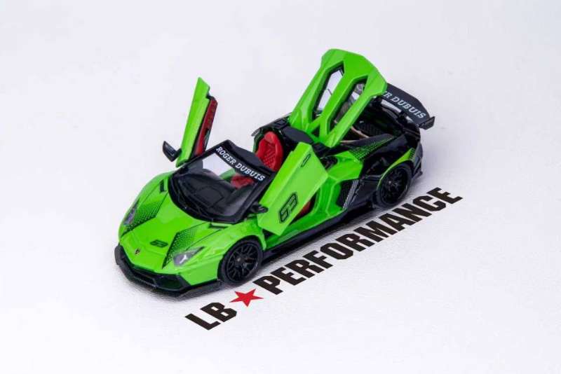 PREORDER Rhino Model RM 1:64 Lamborghini Aventador LP720-4 LBWK Widebody (Baby Blue/Verde Singh)
