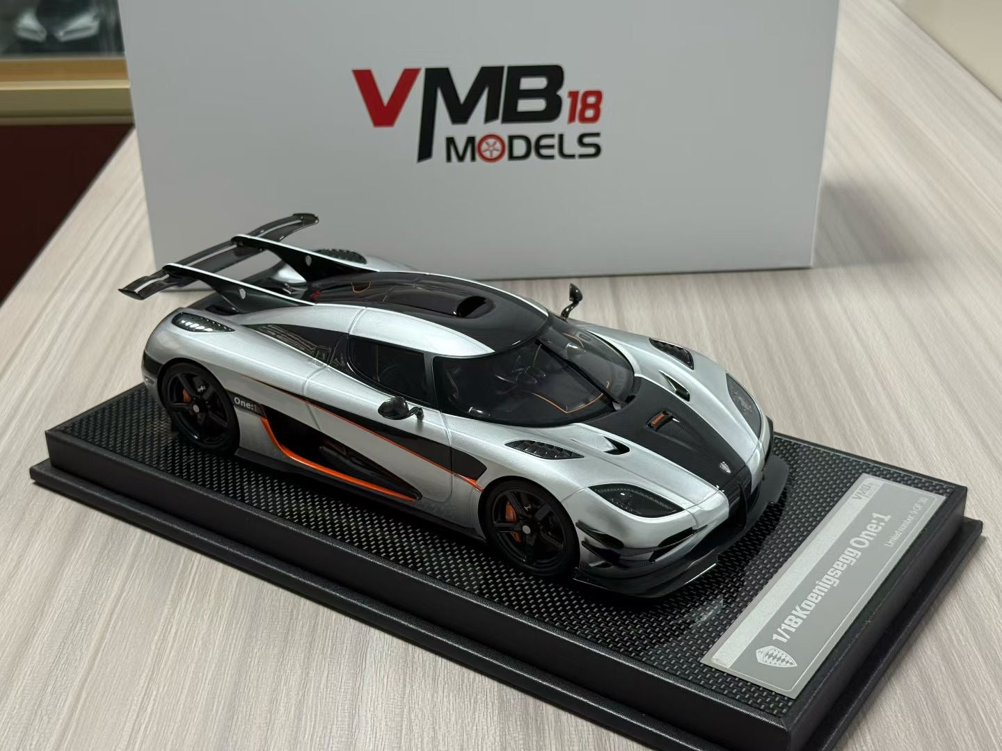VMB 1:18 Koenigsegg One:1 (Silver)