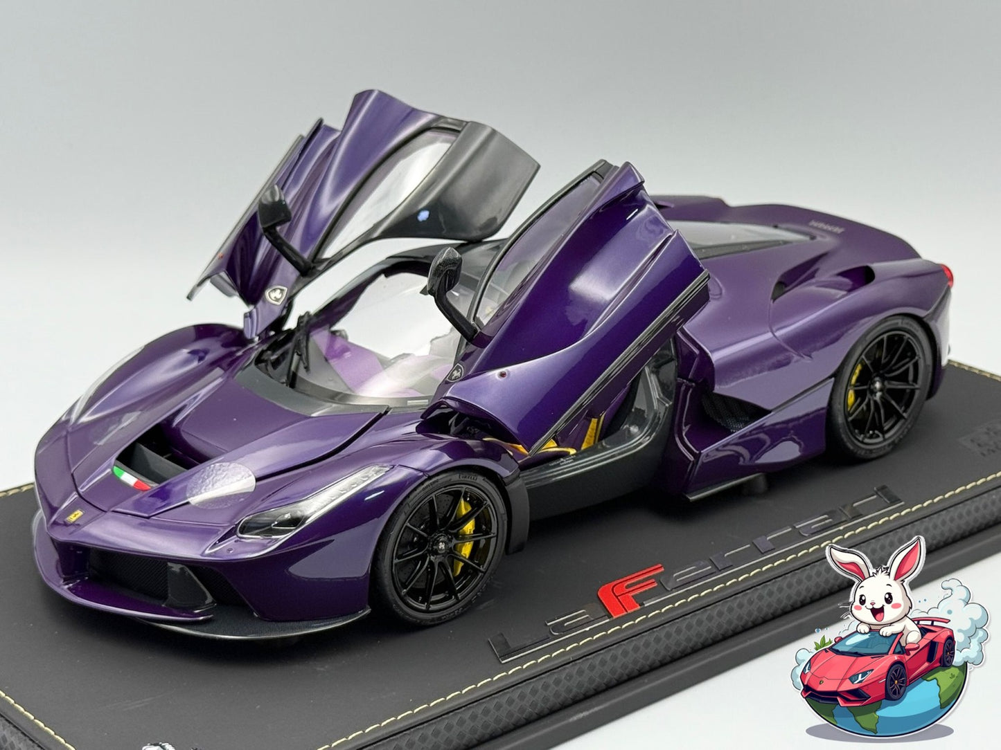 BBR 1:18 Ferrari Laferrari Purple Dubai TAILOR MADE