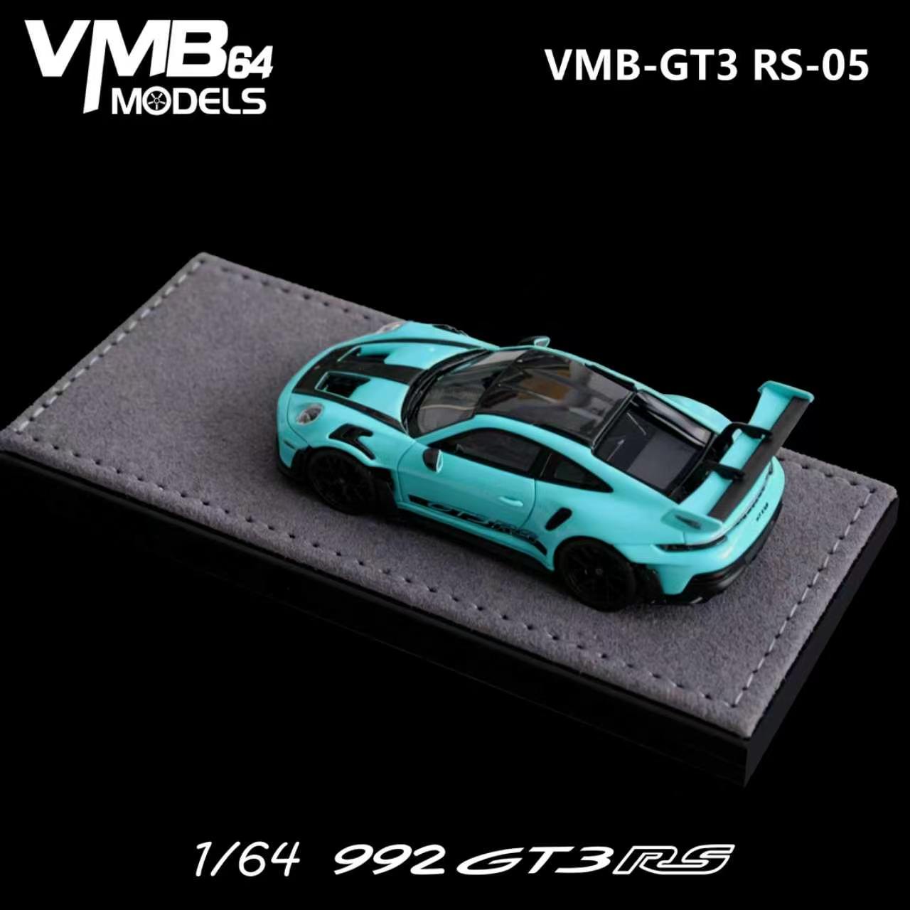 PREORDER VMB 1:64 Porsche 992 GT3RS (Tiffany Blue)