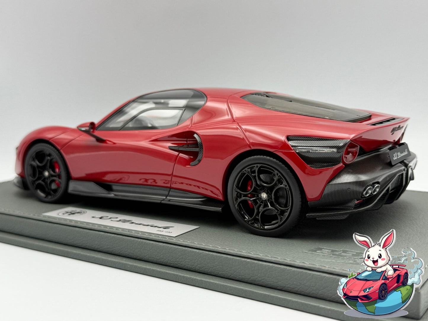 BBR 1:18 Alfa Romeo 33 Stradale (Rosso Alfa)
