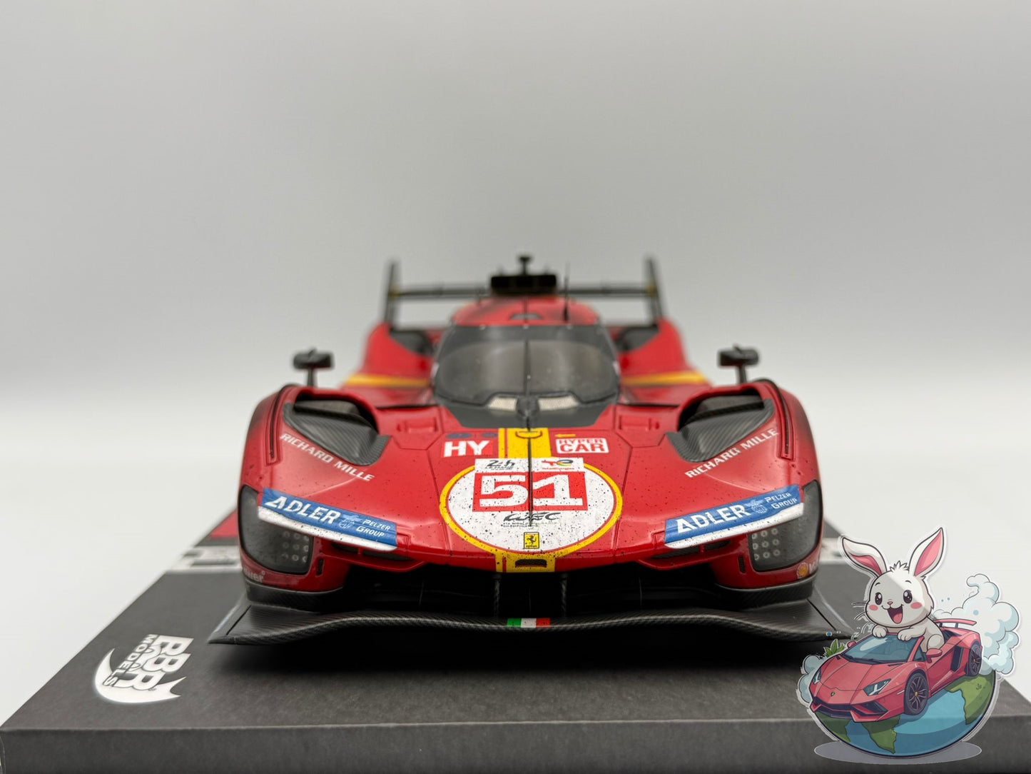 BBR 1:18 Ferrari 499P Winner Le Mans 2023 'End of Race'
